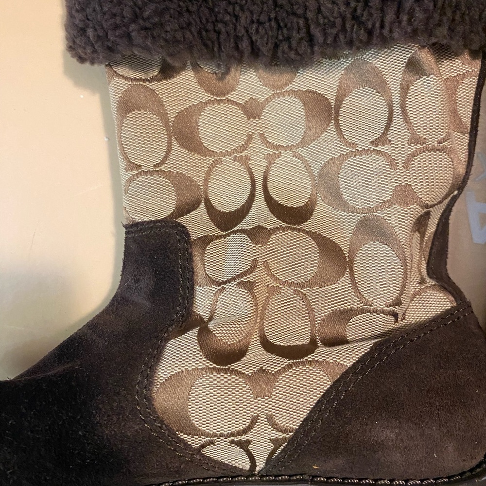 Coach authentic fur boots - Picture 6 of 8